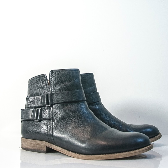 franco sarto dallas leather booties